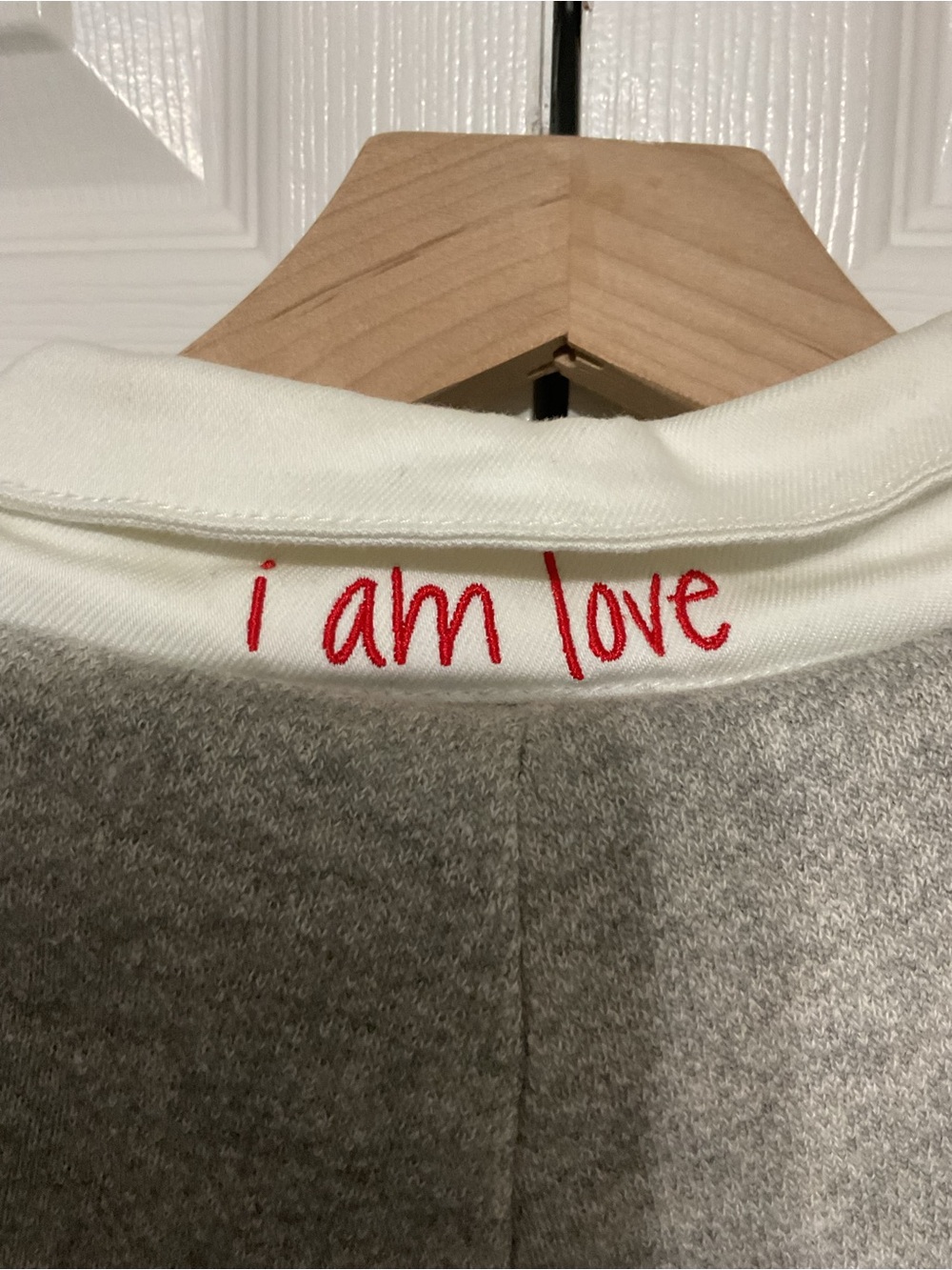 Peace Love World White & Gray Mixed-Media Zip Jacket - Picture 8 of 9